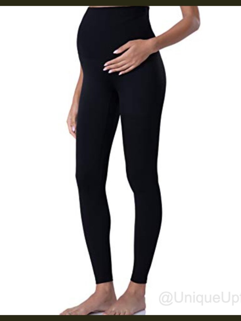 Maternity Leggings Pregnancy Yoga Pants U-Shaped High Waist